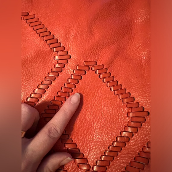 Christopher Kon — Salmon Leather Shoulder Bag - Picture 5 of 11